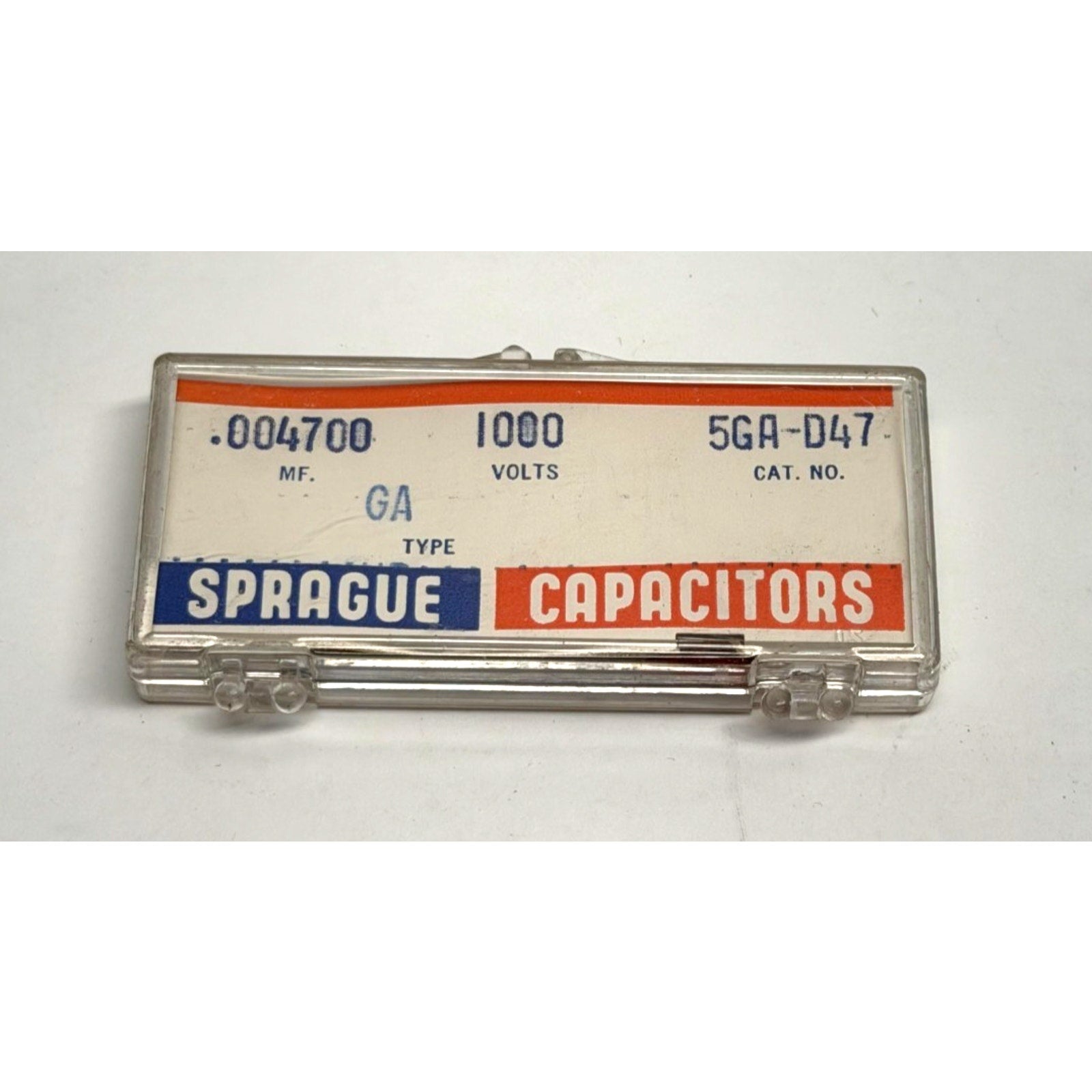 Vtg 5pc Sprague Cera-Mite .0047uF 1000V Ceramic Disc Capacitors NOS 5GA-D47