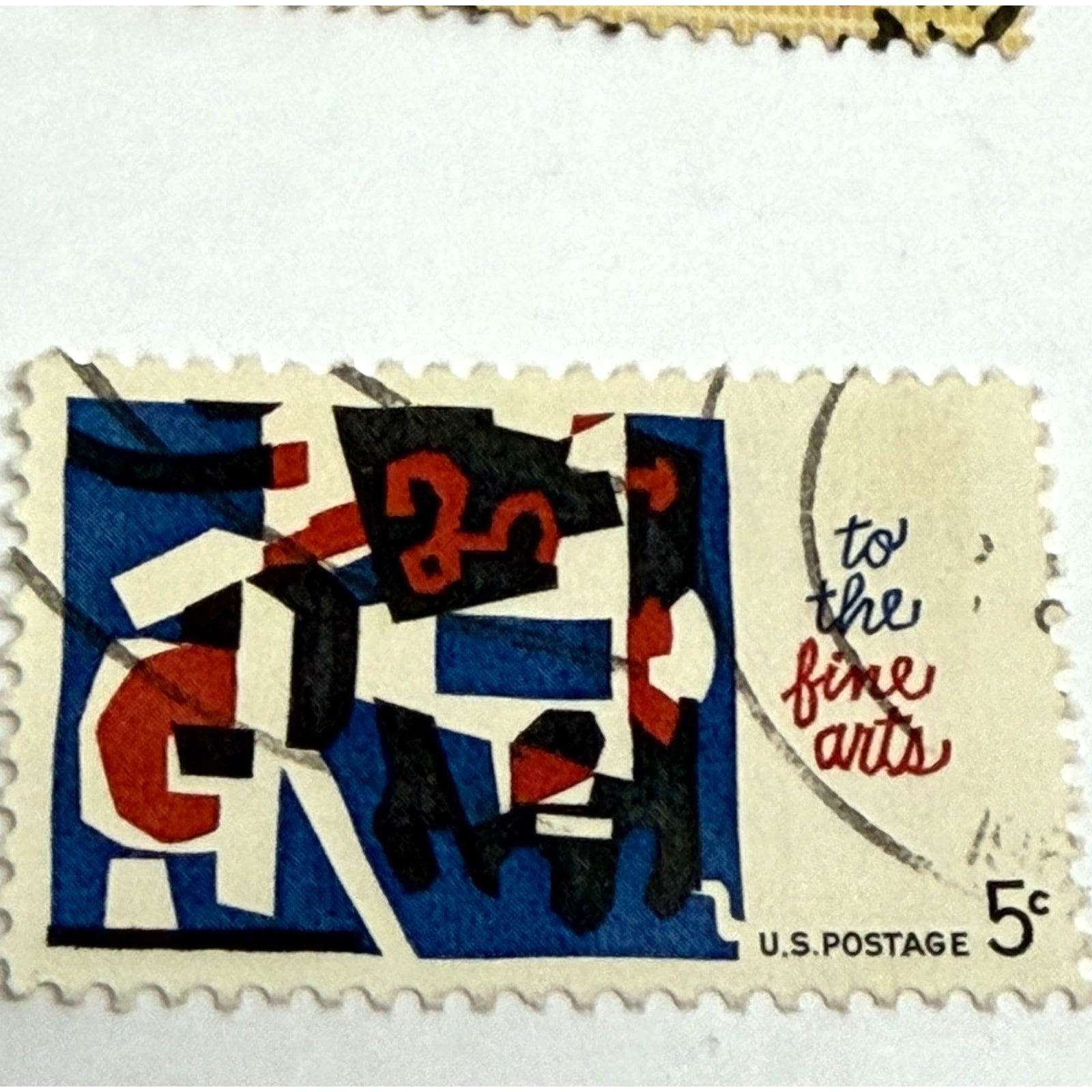 Vintage 1964 COMMEMORATIVE SET OF 7 U.S. POSTAGE STAMPS
