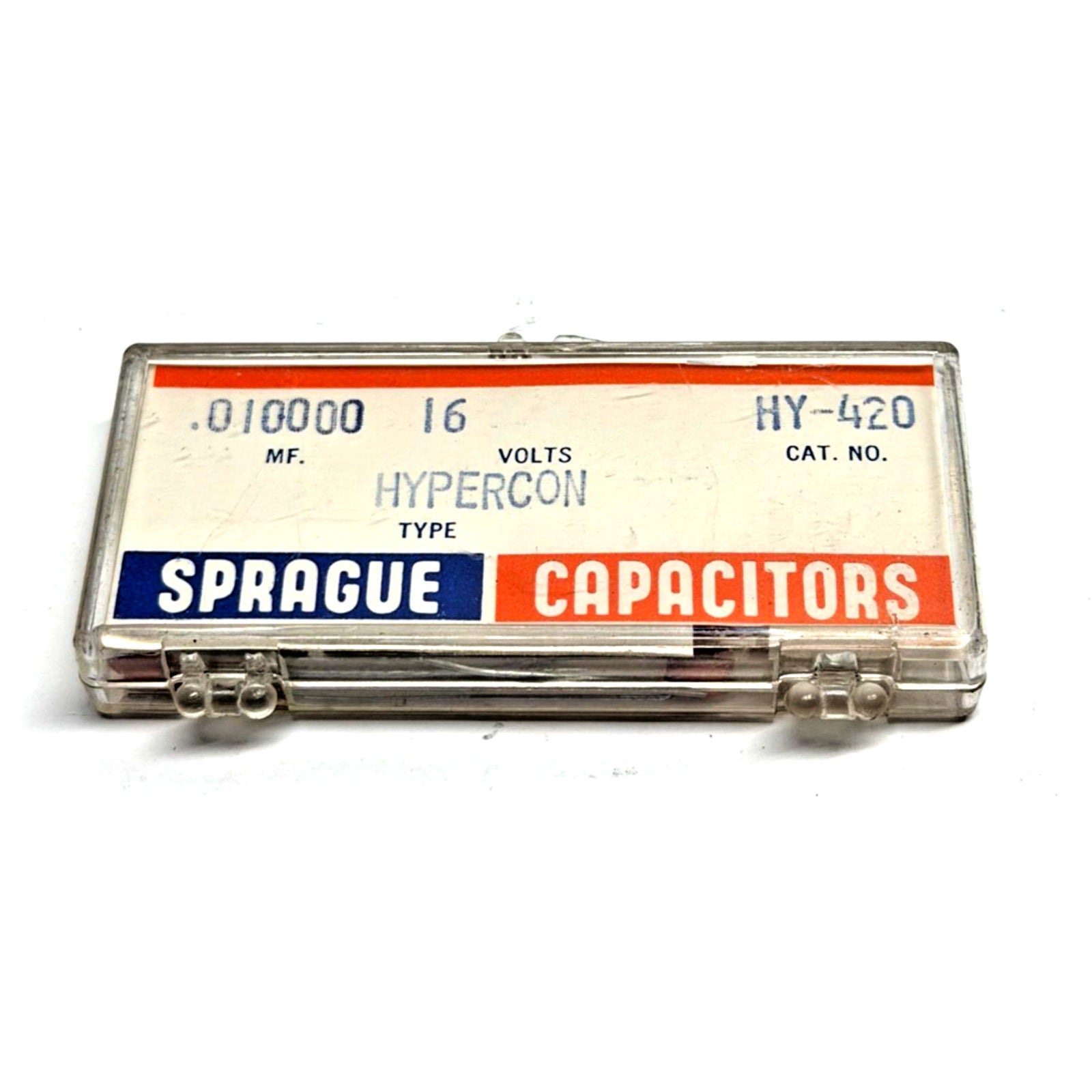 Vintage Sprague Hypercon HY-420 Ceramic Disc Capacitors .01MF 16V