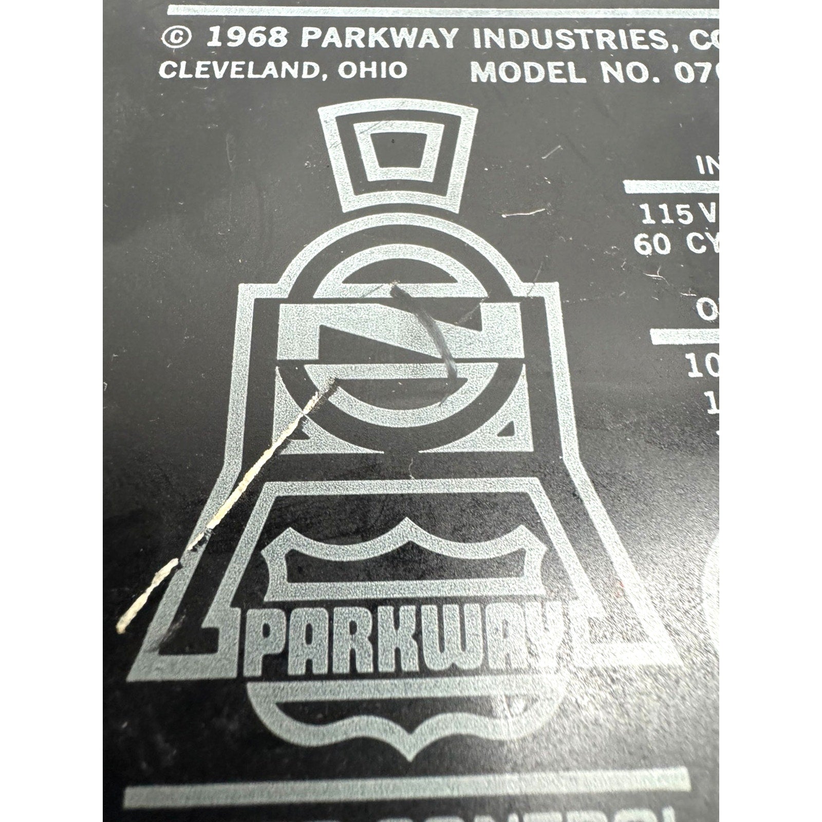 Vintage Train Transformer Adapter Parkway Mini Gaug Railroad Hobby Transformer