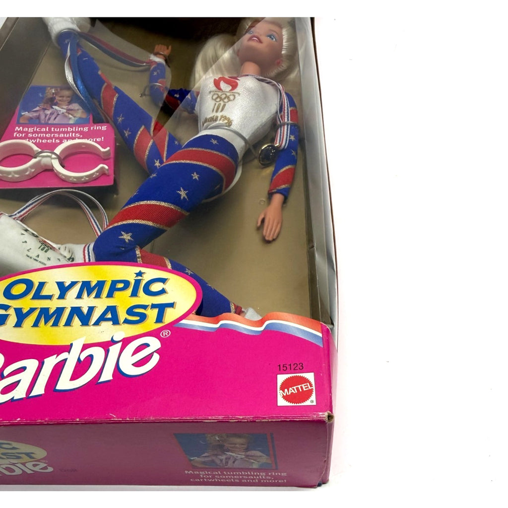 Vintage NOS Mattel Olympic Gymnast Barbie Fashion Doll 11 in Articulated 1996