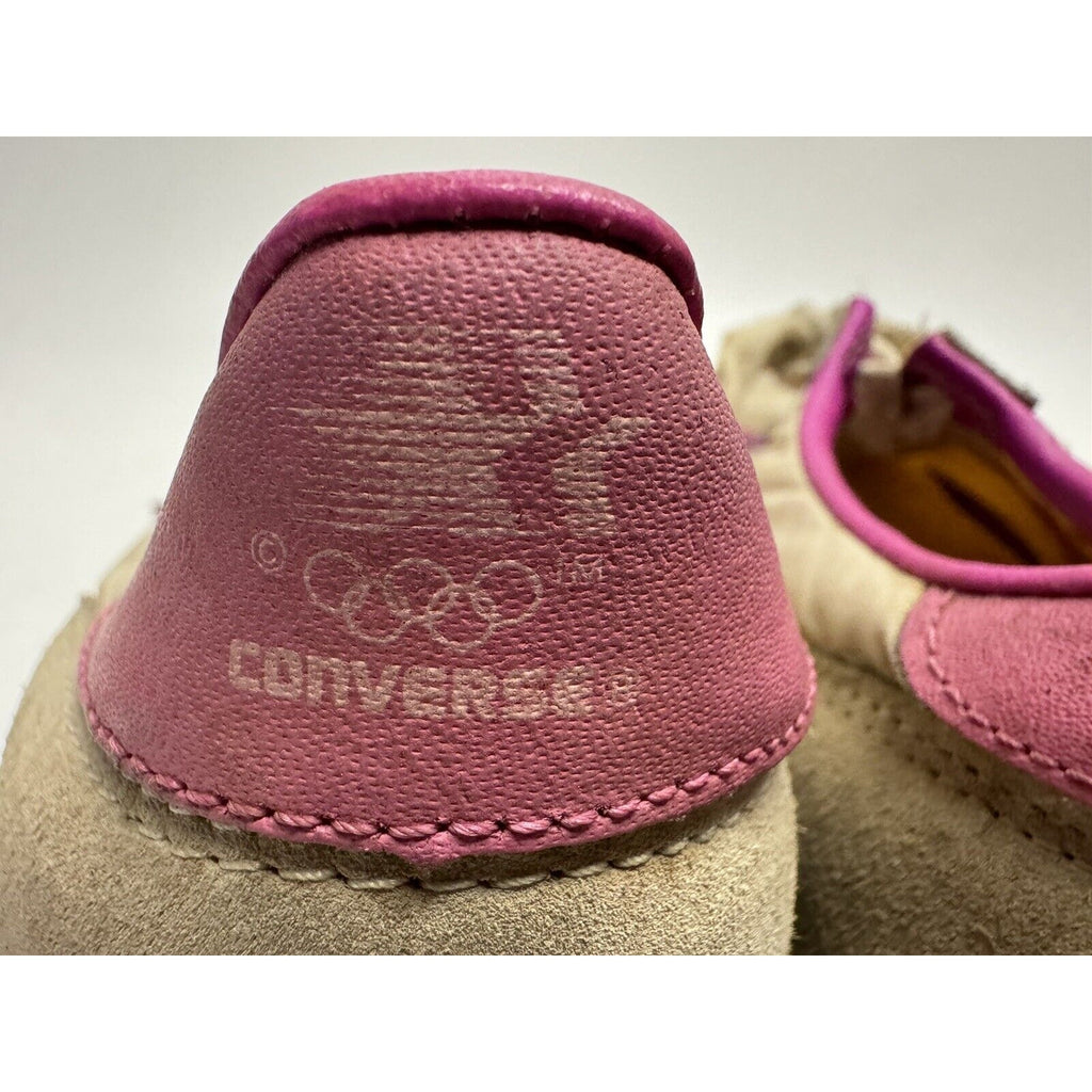 VINTAGE Converse L.A Olympics 1980's Magenta Trainers US Men's Size 9