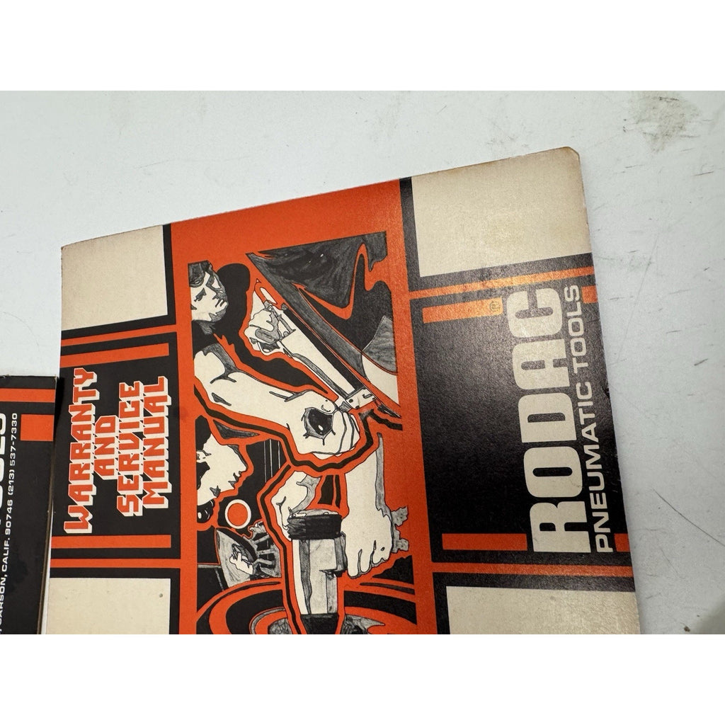VINTAGE Combination Pack of Rodac #633 & #606 Air Impact Wrench UNTESTED