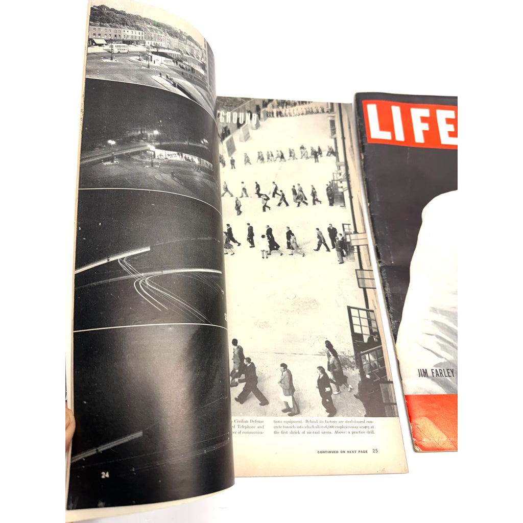 Vintage LIFE Magazine Lot Mussolini Sept 11 1939 + Jim Farley Sept 19 1938 Rare