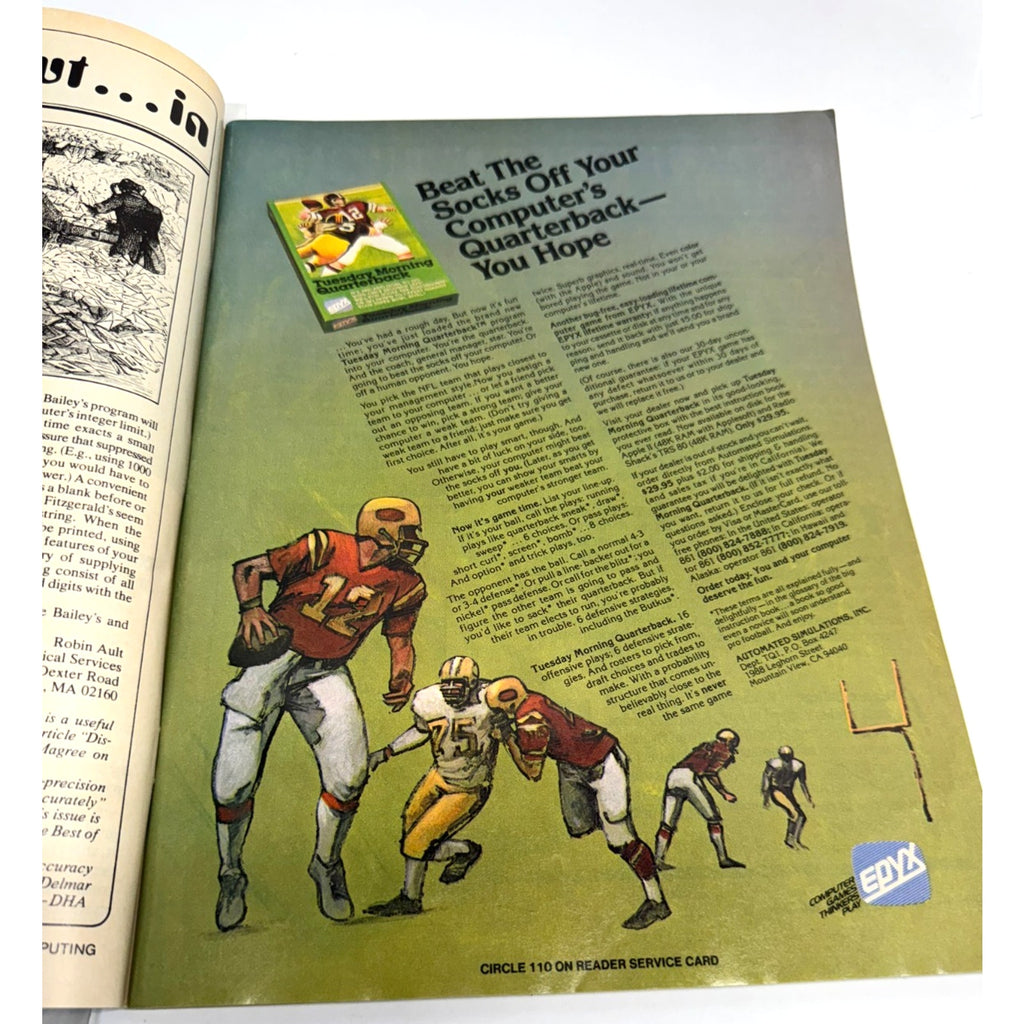 Vintage 1981 MAY CREATIVE COMPUTING MAGAZINE - FINANCE & BUSINESS FRONT COVER