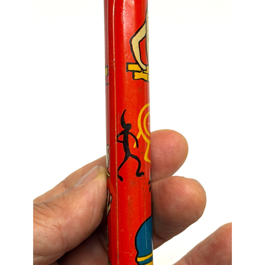 VINTAGE Kirchhof HUMPTY DUMPTY Tin Litho Slide Whistle Toy Made in USA