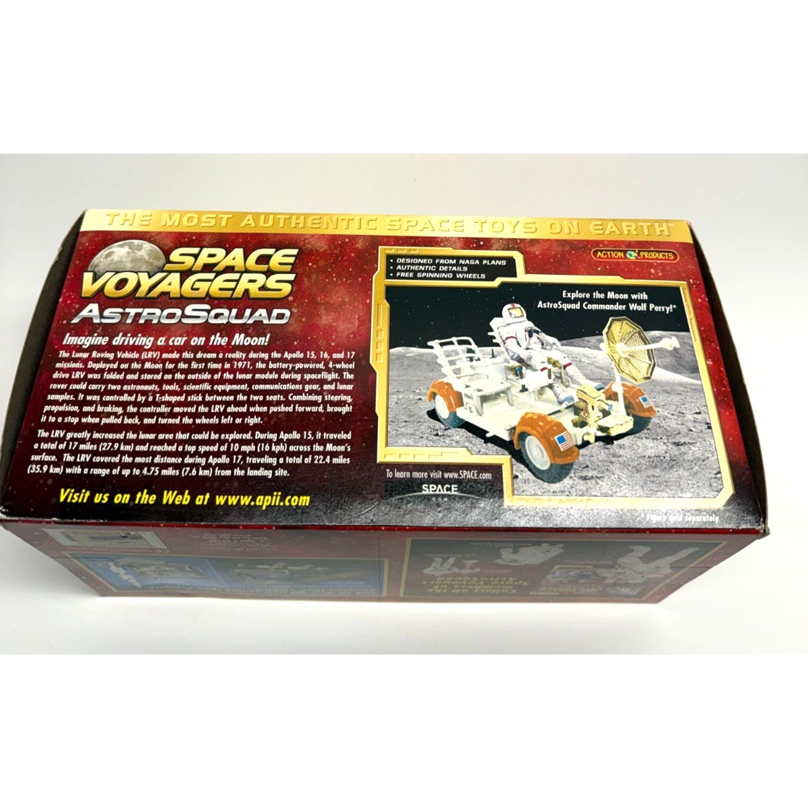 Vintage Space Voyagers Astro Squad Lunar Roving Vehicle With Apollo Astronaut