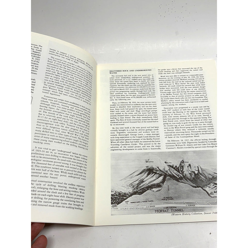 Vtg The Moffat Tunnel: A Brief History Charles Albi Kenton Forrest Railroad Book