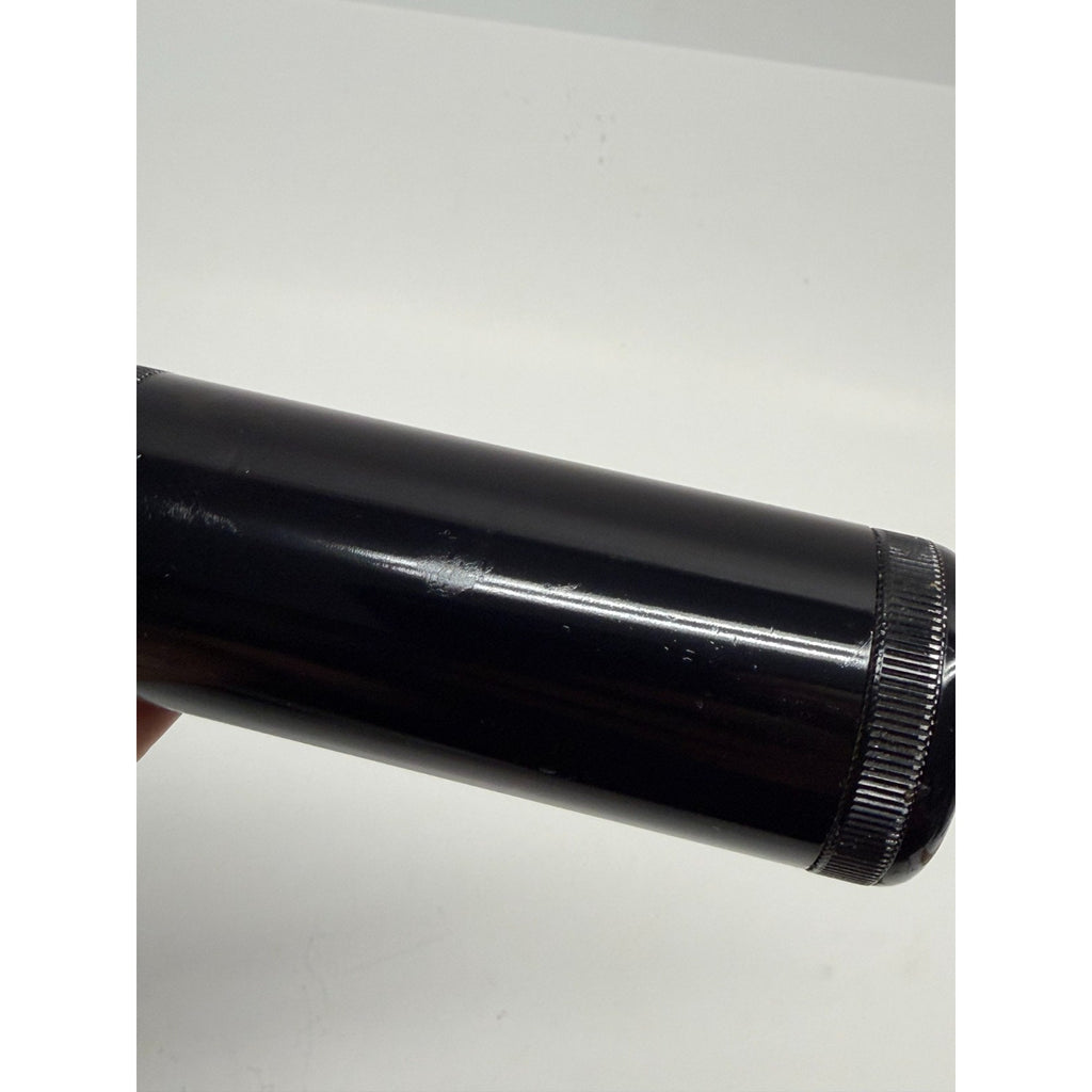 Vintage Mag-Lite Heavy-Duty 2-Cell D Black Flashlight