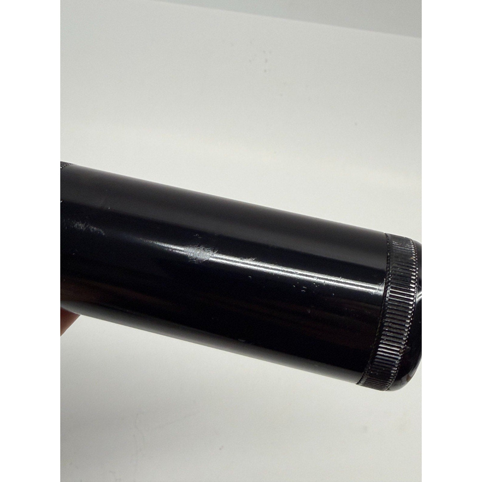 Vintage Mag-Lite Heavy-Duty 2-Cell D Black Flashlight