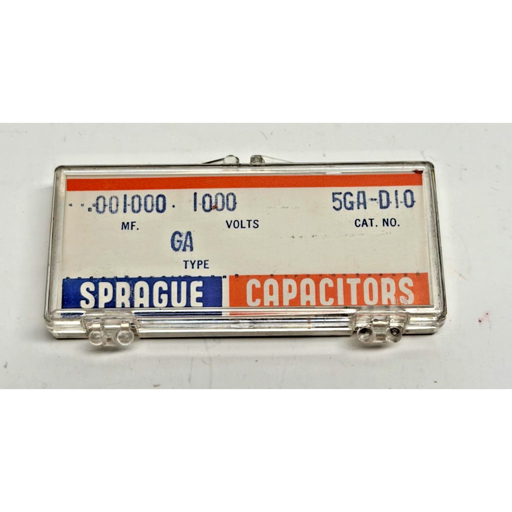 VINTAGE SPRAGUE 5GA-D10 Cera-Mite Ceramic Disc Capacitor .001uF 1000V