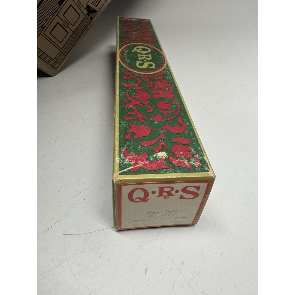 VINTAGE QRS WORD ROLL PIANO PLAYER MUSIC ROLLS LOT OF 34 ROLLS MELODEE SONGS