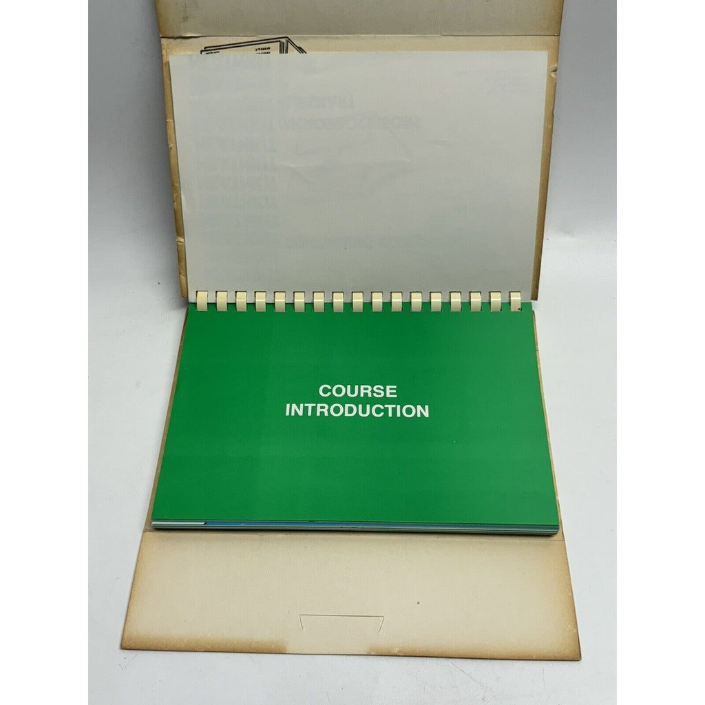 VINTAGE "RARE" Heathkit Continuing Education Microprocessors FLlipchart 1977