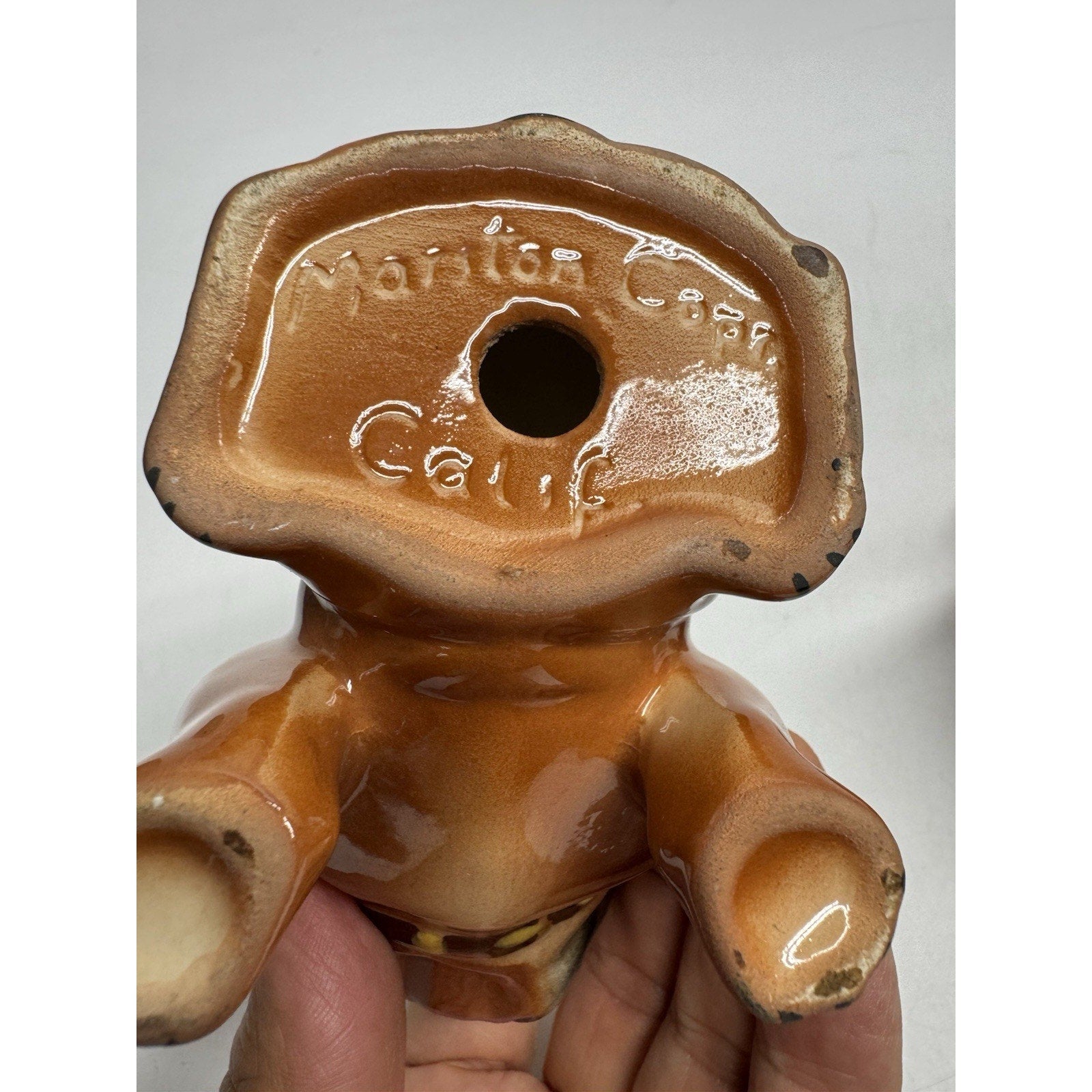 VINTAGE Lot of 3 Marston Mack Bull Dog Salt Pepper Shakers Ceramic California