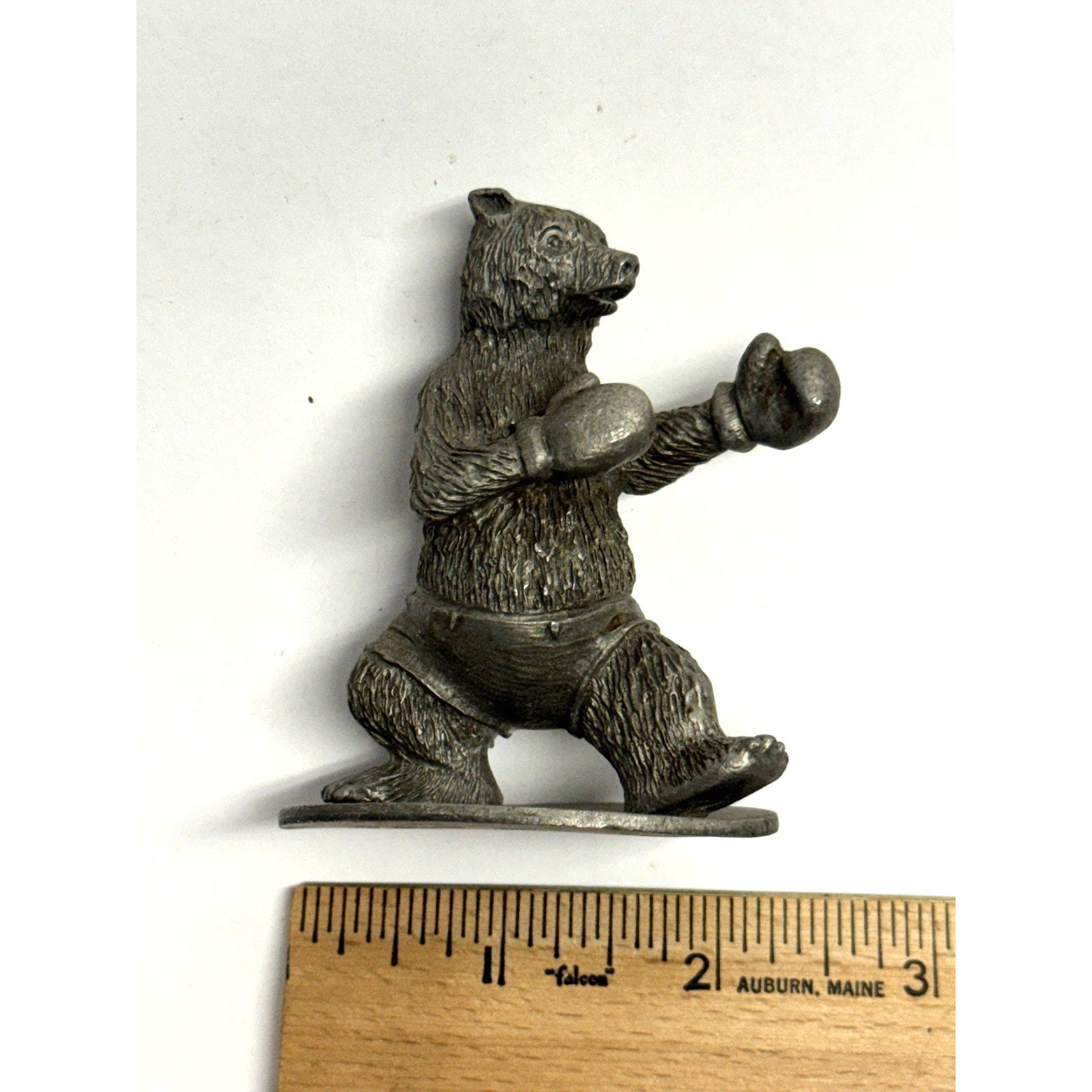 Vintage Lance Fine Pewter Sculpture 3" Figurine Sculpture Made in USA