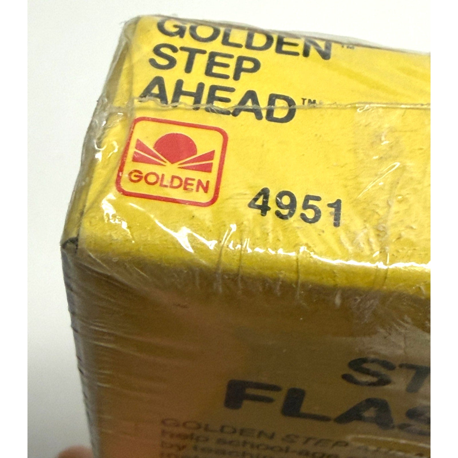 Vintage lot of 2 1984 Golden Step Ahead Subtraction/Addition Flash Cards 4952