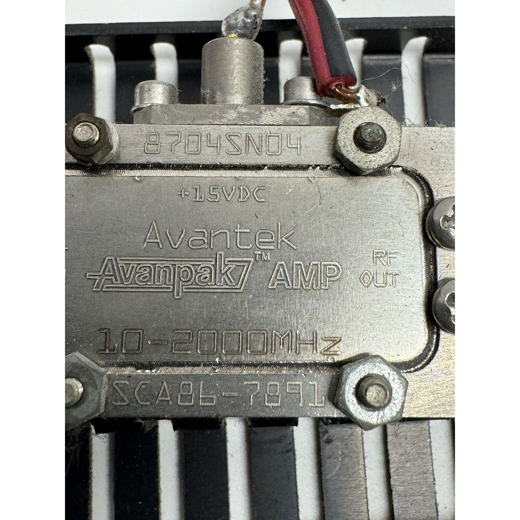 VINTAGE RF Amplifier SCA86-789L, Avantek Avanpak AMP. 8704SN04
