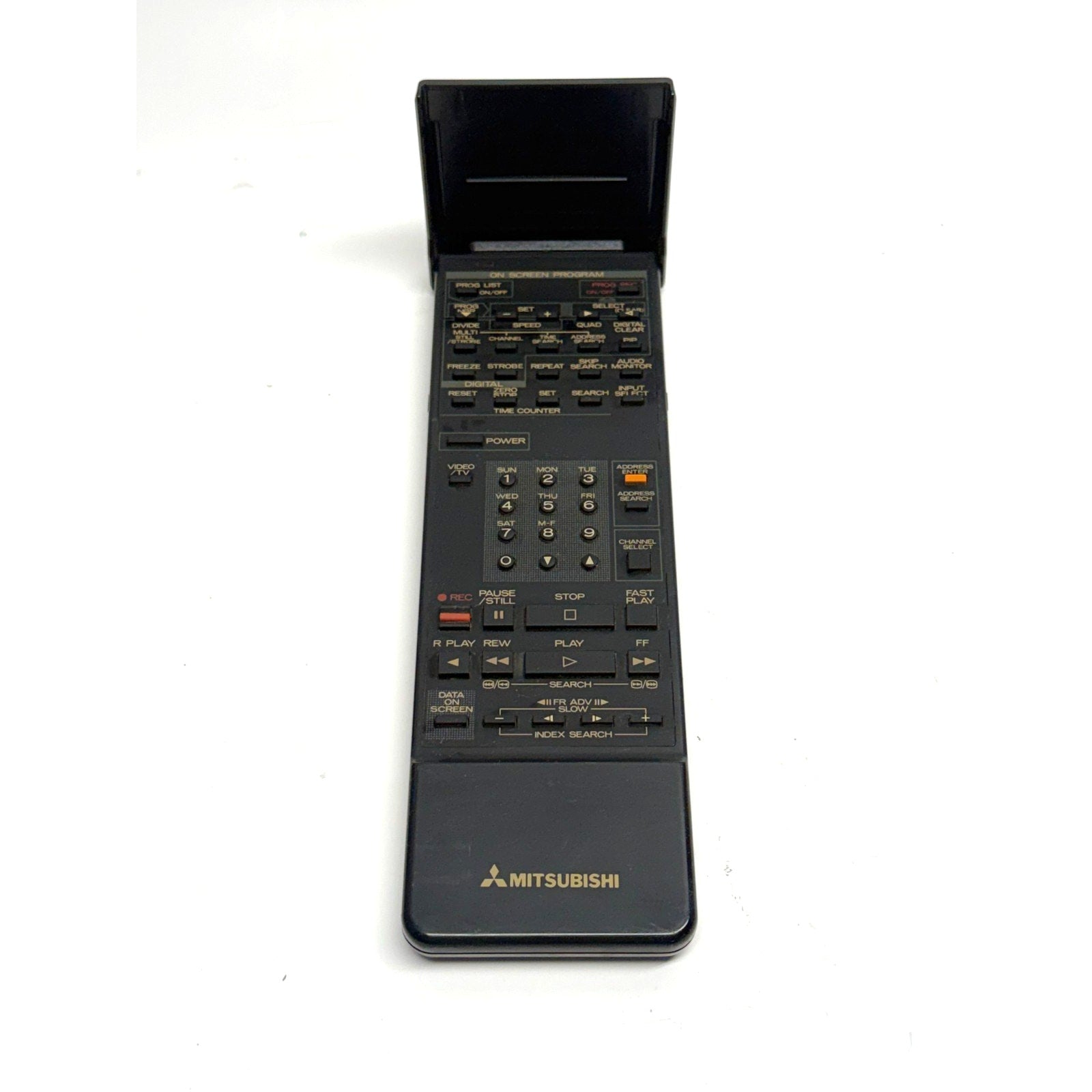 Vintage Genuine Mitsubishi 939P260A1 VCR Remote Control OEM Tested HS-U30 HS-U50
