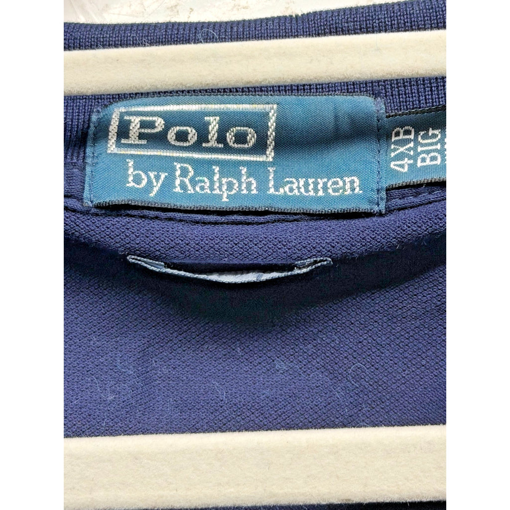 POLO Ralph Lauren Men's 4XB Big Classic Fit Short Sleeve Polo Shirt Navy Blue