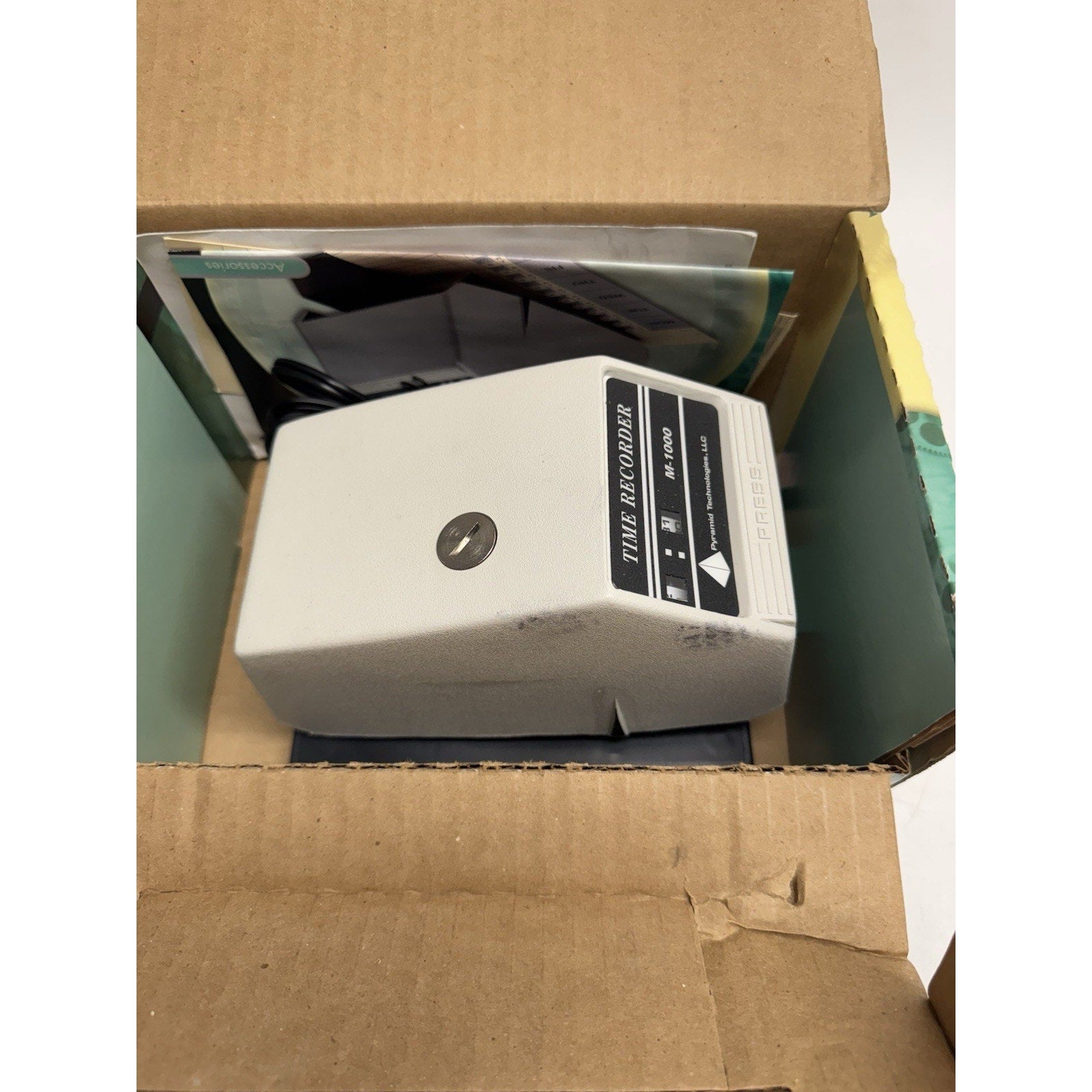 Vinrage NOS Pyramid Technologies 1000 Series Electric Payroll Recorder USA