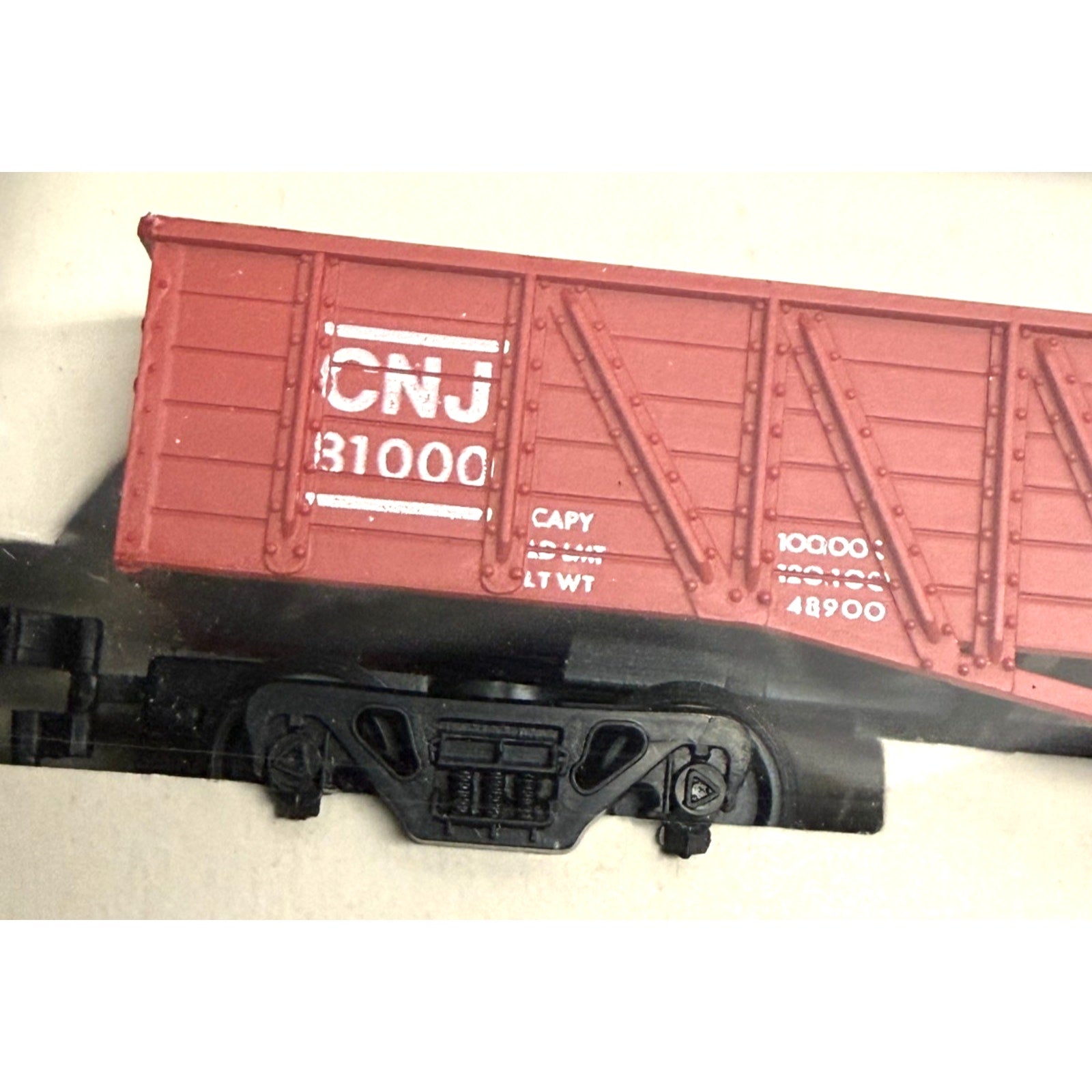 Vintage NEW Model Power HO Scale Wood Gondola 9094 C.N.J.