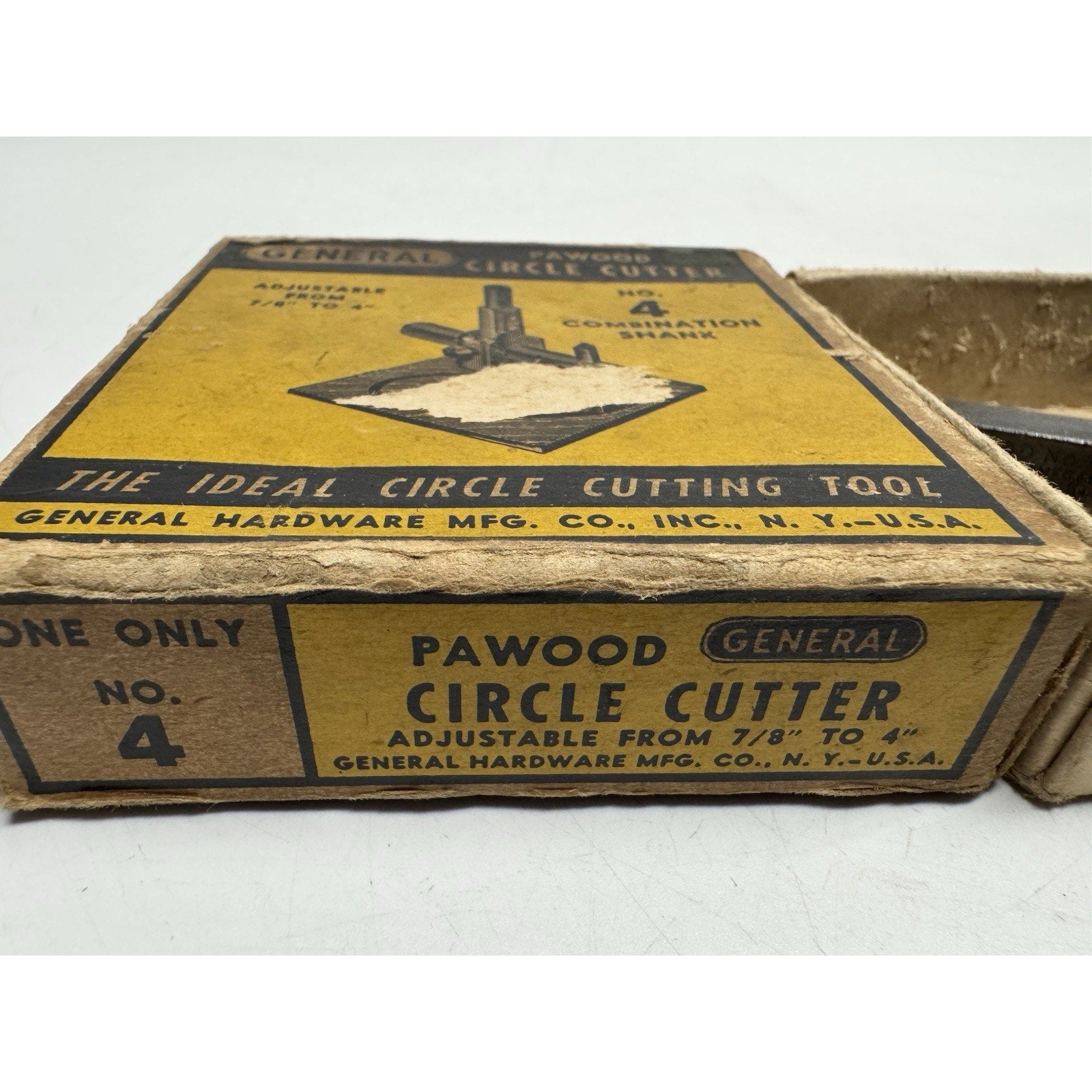 VINTAGE PAWOOD GENERAL Circle Cutter No 4 Tool Made in USA