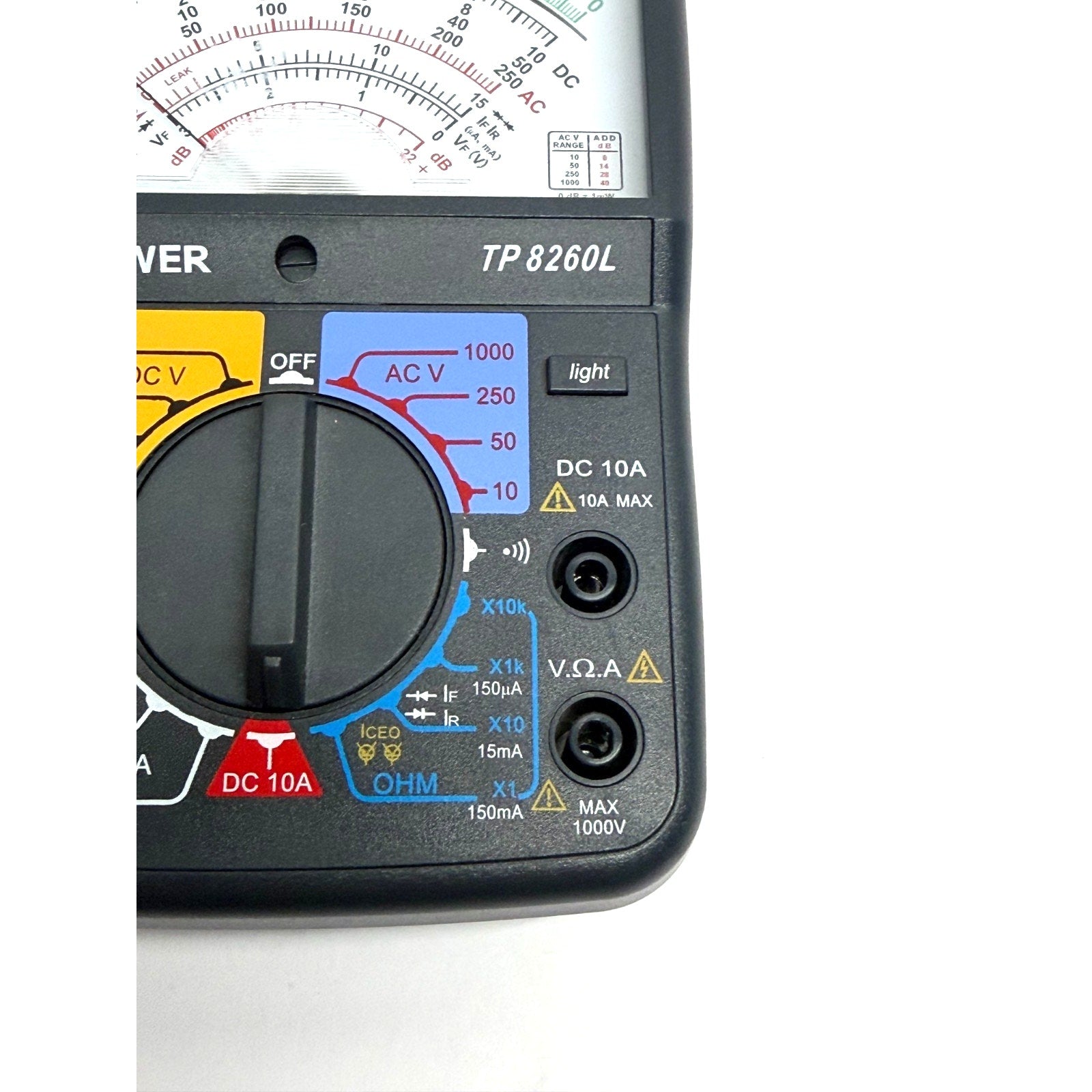 Vintage Tekpower TP8260L Analog Multimeter