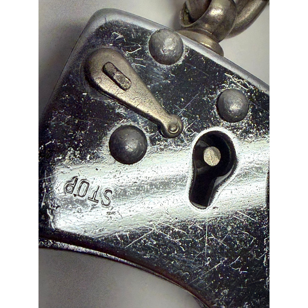 Vintage Japanese Handcuffs with Key – Showa Era Metal Collectible : Keys Work