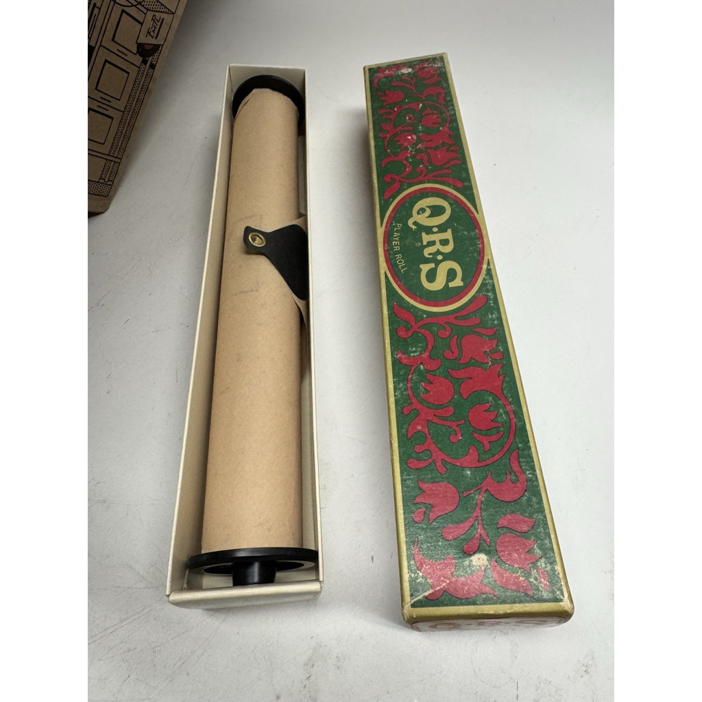 VINTAGE QRS WORD ROLL PIANO PLAYER MUSIC ROLLS LOT OF 34 ROLLS MELODEE SONGS