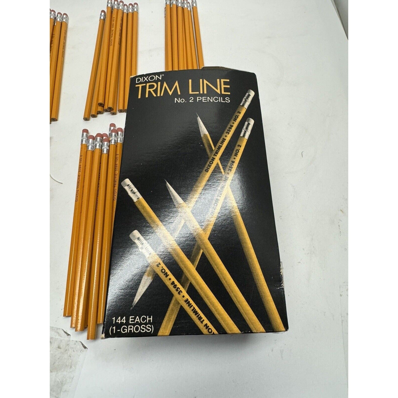 VINTAGE Jospeh Dixon Trimline No 2 #3594 Pencils [88ct] Made in the USA