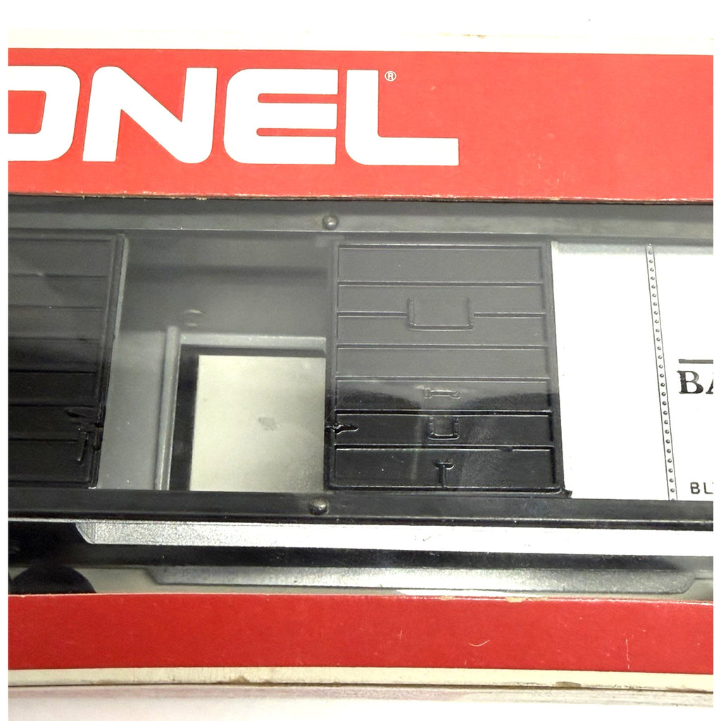 Vintage NOS Lionel #9701 Baltimore & Ohio Black Double Door Box Car