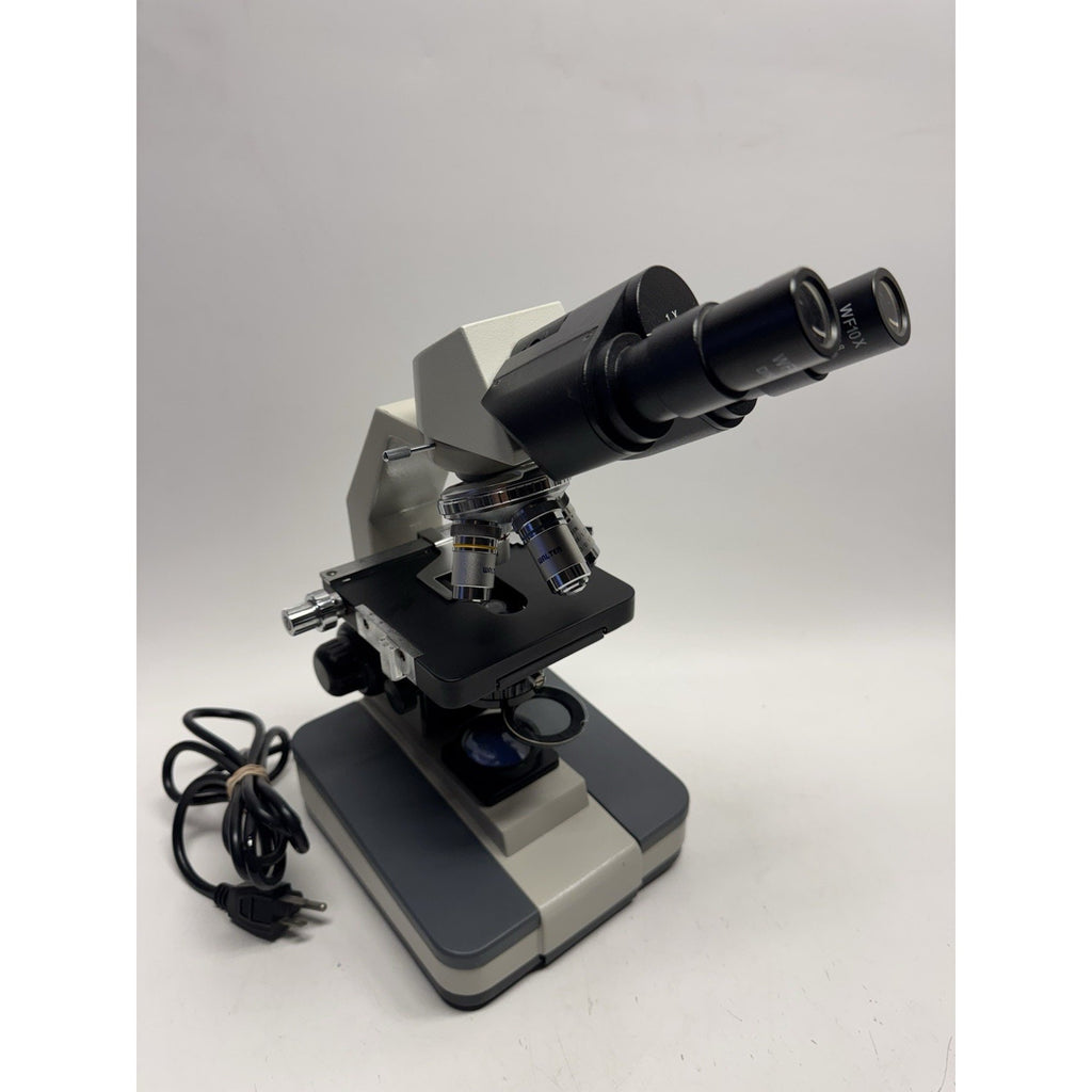 Gently Used Binocular Compound Microscope w/WF10X Eyepieces & Walter Lenses