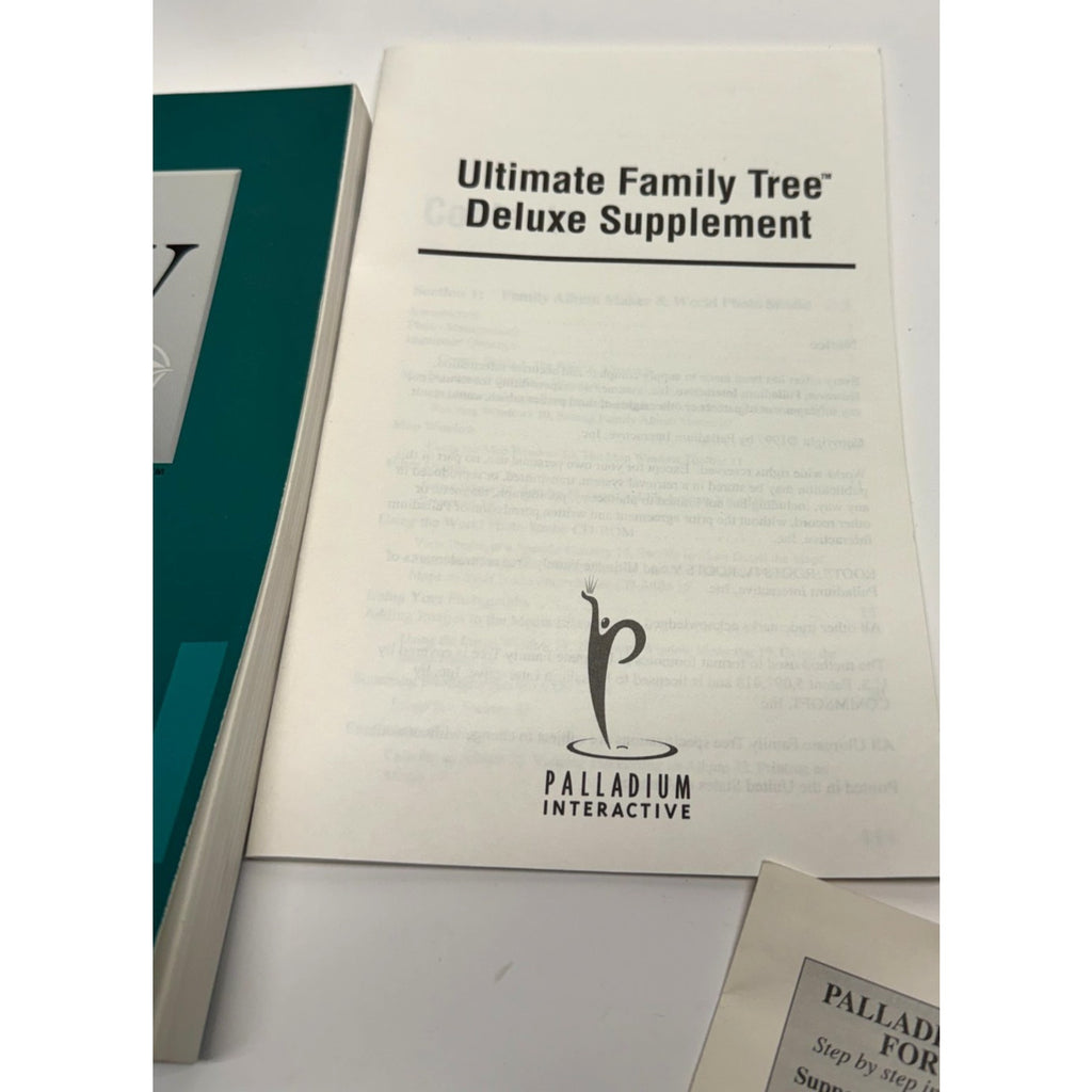 VINTAGE Ultimate Family Tree software with Manual