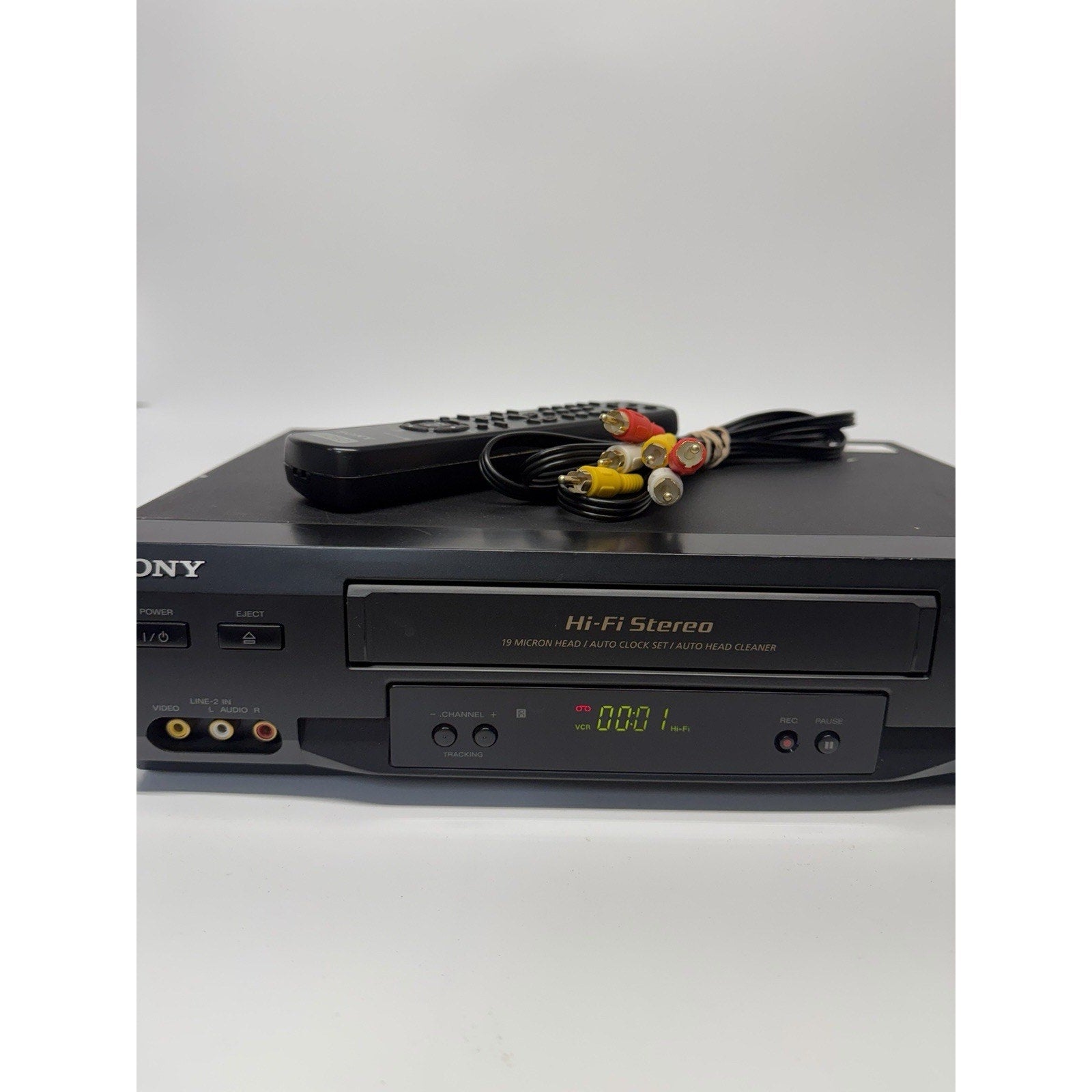 VINTAGE Sony SLV-N51 4-Head Hi-Fi Stereo VCR w/ Remote VCR