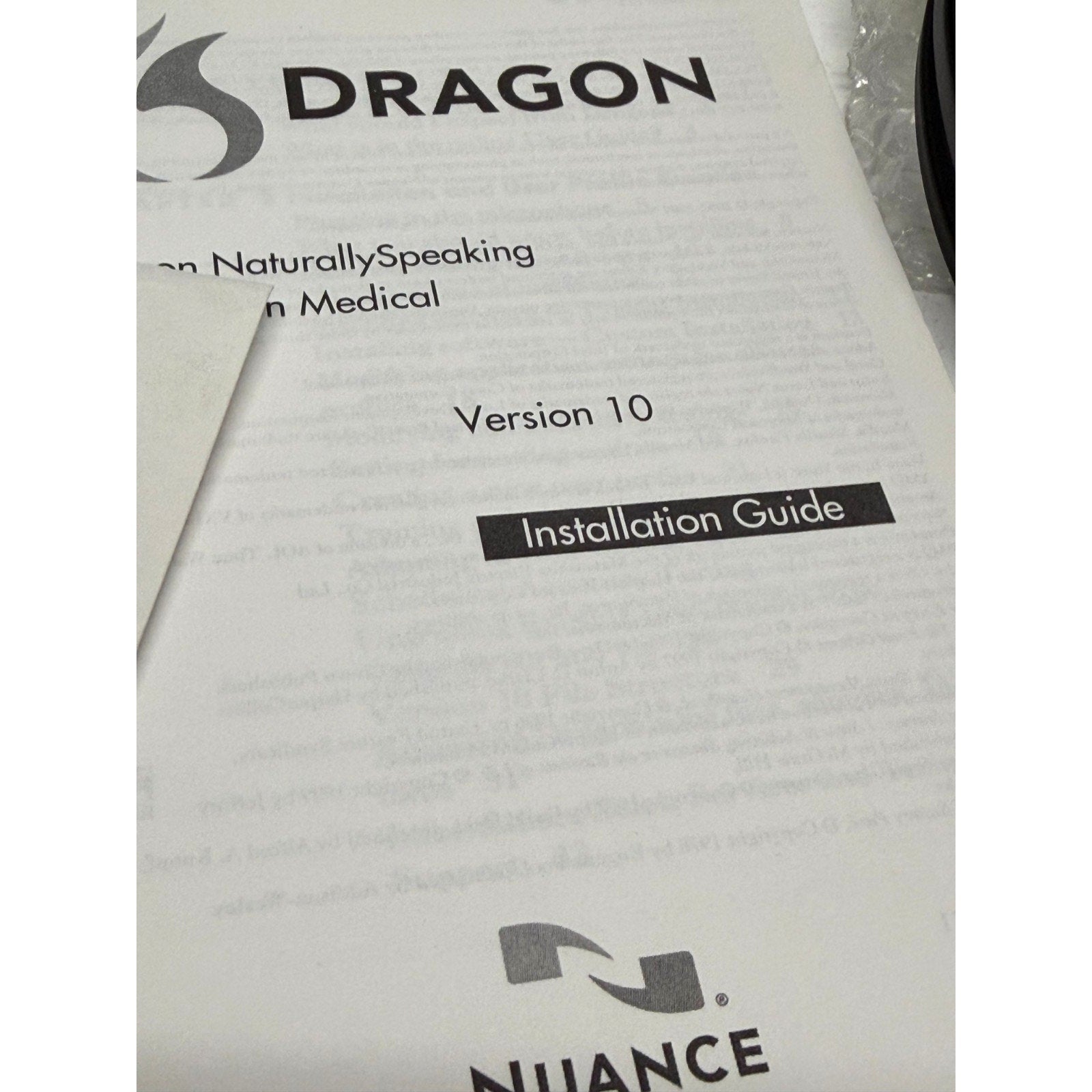 Vintage Nuance Dragon NaturallySpeaking 10 Standard PC Complete CIB New