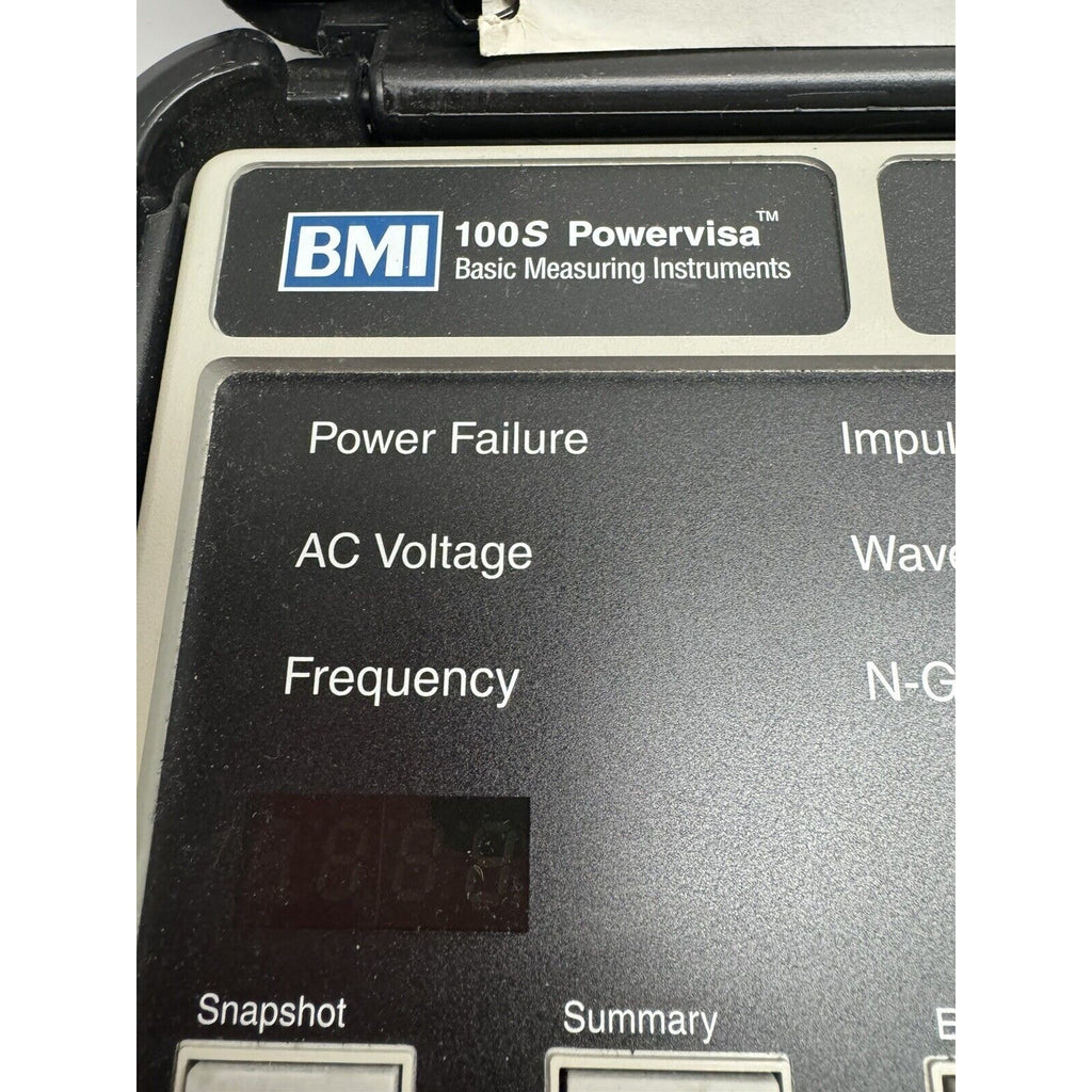 VINTAGE BMI DRANETZ 100G POWERVISA POWER QUALITY ANALYZER