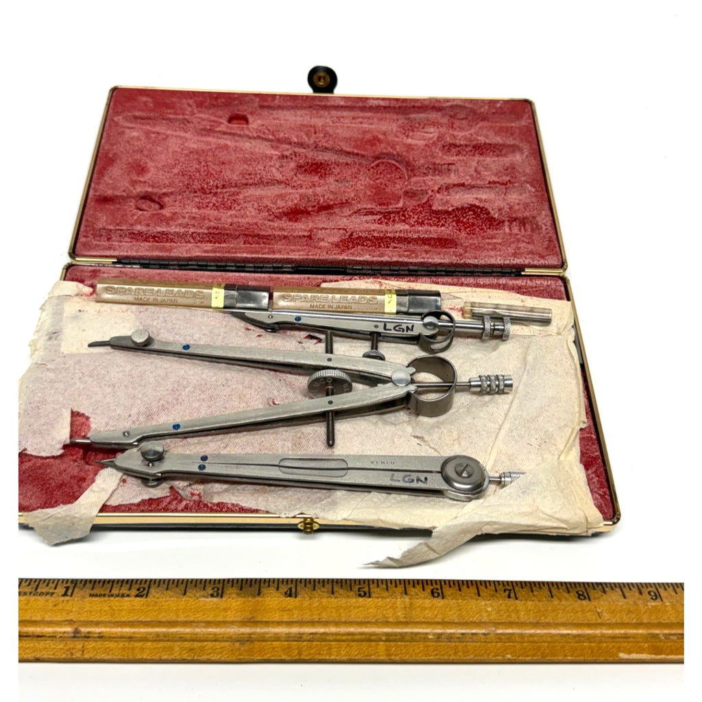 Vintage VEMCO ~ Vintage Stainless Steel Drafting Tools ~ Compass ~