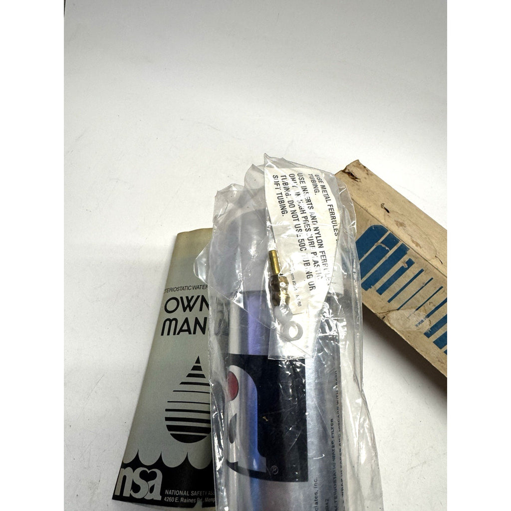 VINTAGE NOS NSA 25I BACTERIOSTATIC INLINE WATER TREATMENT UNIT