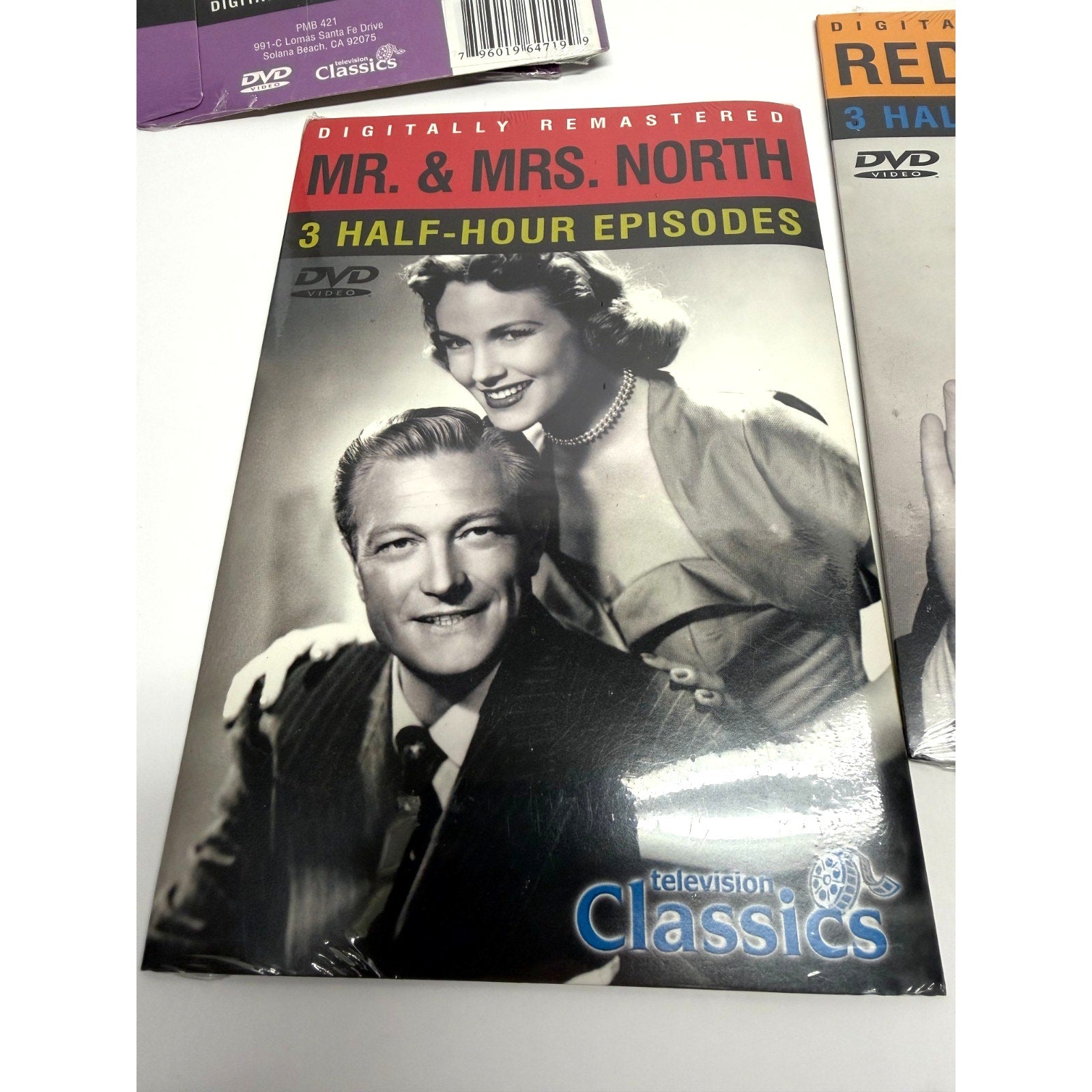 VTG Lot of 4 TV Movie DVD Lot Gumby Red Skelton The Bigamist Mr & Mrs North