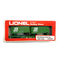 VTG Lionel 6-9133 Burlington Northern Flatcar Flat Car w/Trailer Vans O Gauge