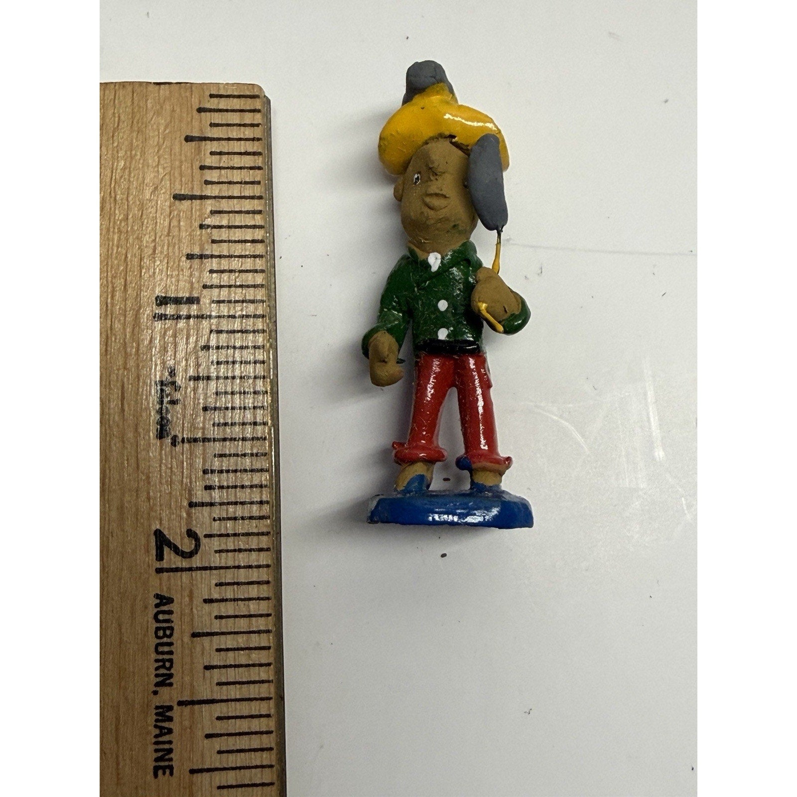Vintage NOS Handmade Painted Crafted Brazilian Chess Set Clay 31 Figurines
