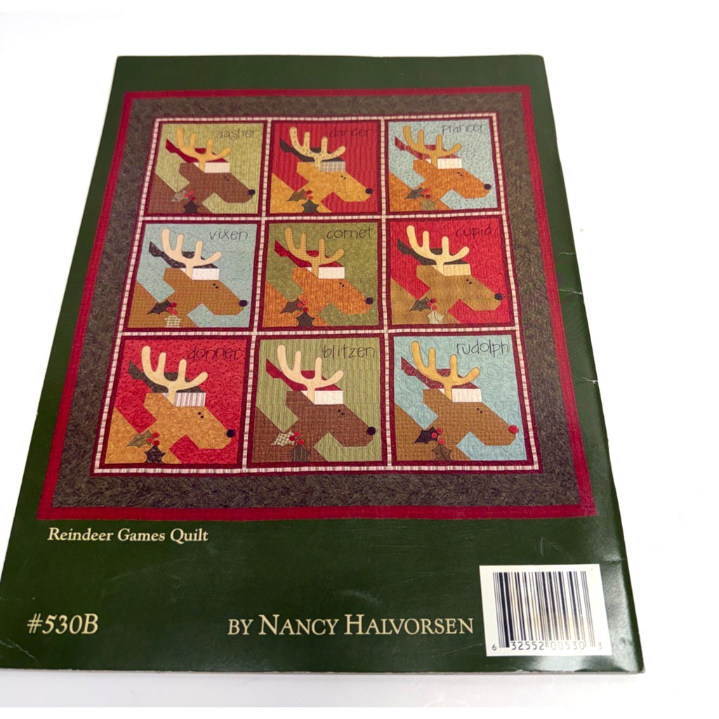 VTG PEPPERMINT & HOLLY BERRIES. Art-To-Heart pattern book by Nancy Halvorsen