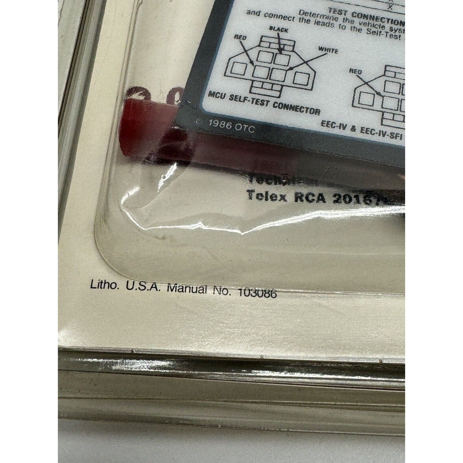 FAC SEAL OTC Monitor 2000 Software Cartridge for Ford 1981-1986 & Adapter Cable