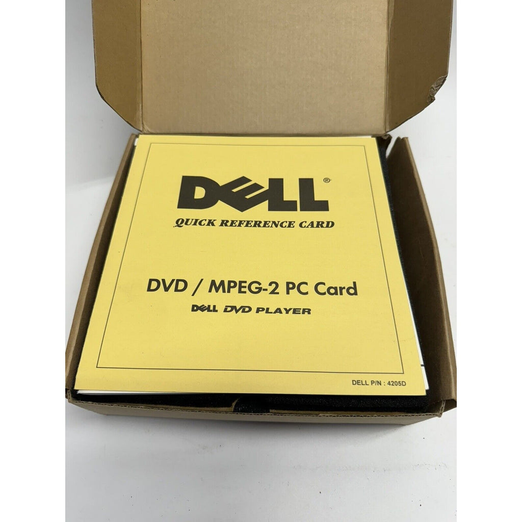 VINTAGE NOS NEW Dell Margi DVD-to-Go DVD/MPEG-2 PCMCIA PC Card Made in Japan