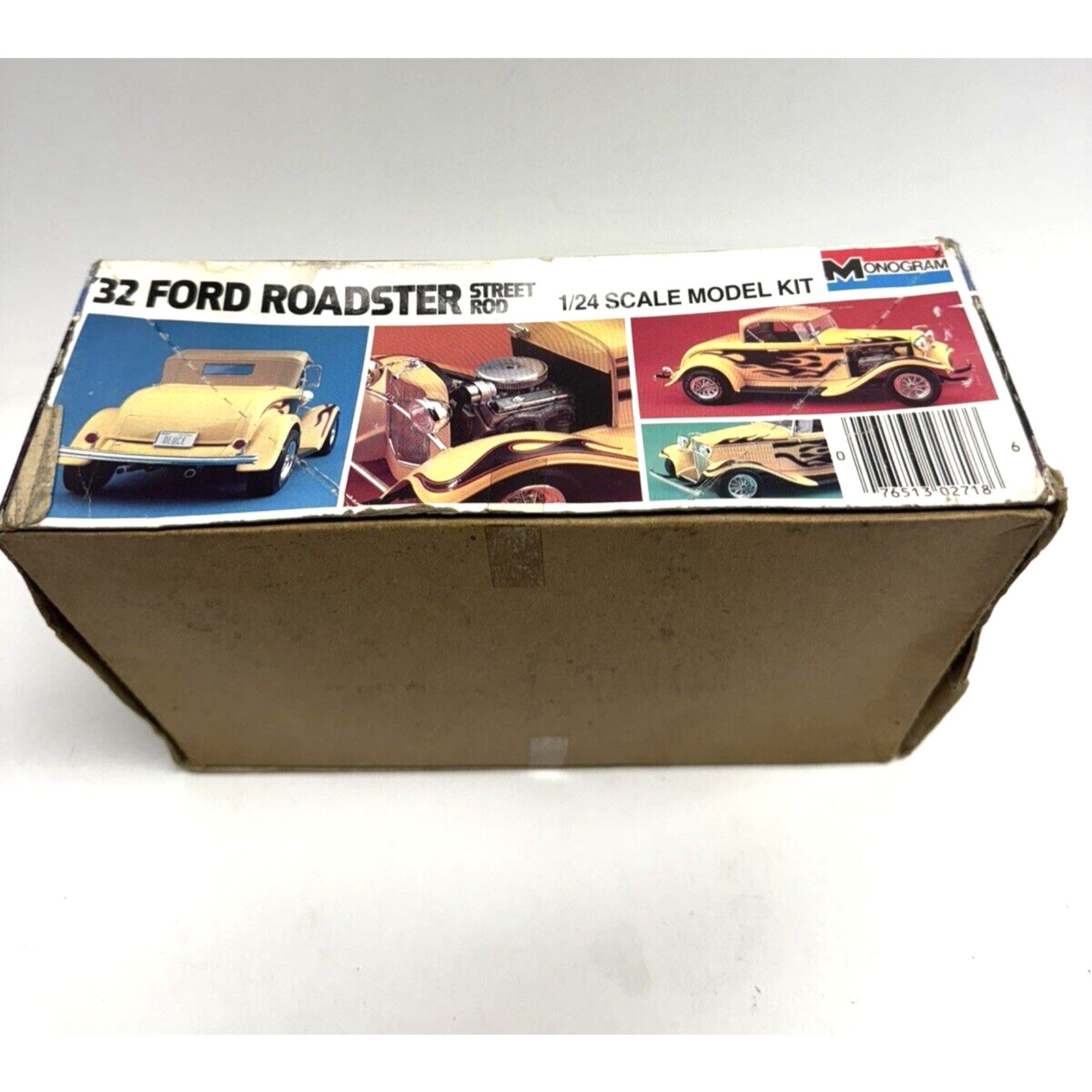VINTAGE NOS 1985 MONOGRAM 1932 FORD ROADSTER STREET ROD KIT#2718 1/24