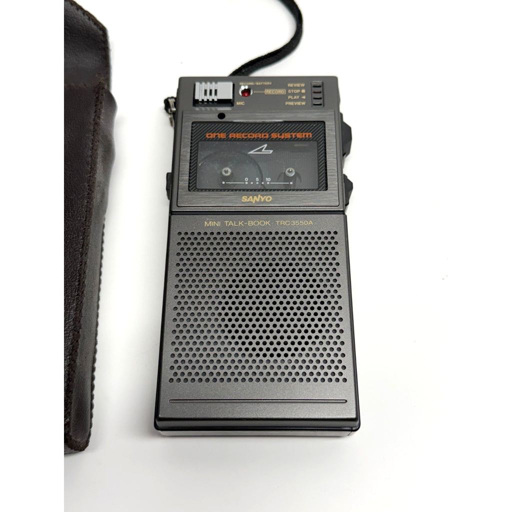 VTG Sanyo TRC-3550A Mini Talk Book Mini Cassette Voice Recorder. Not working