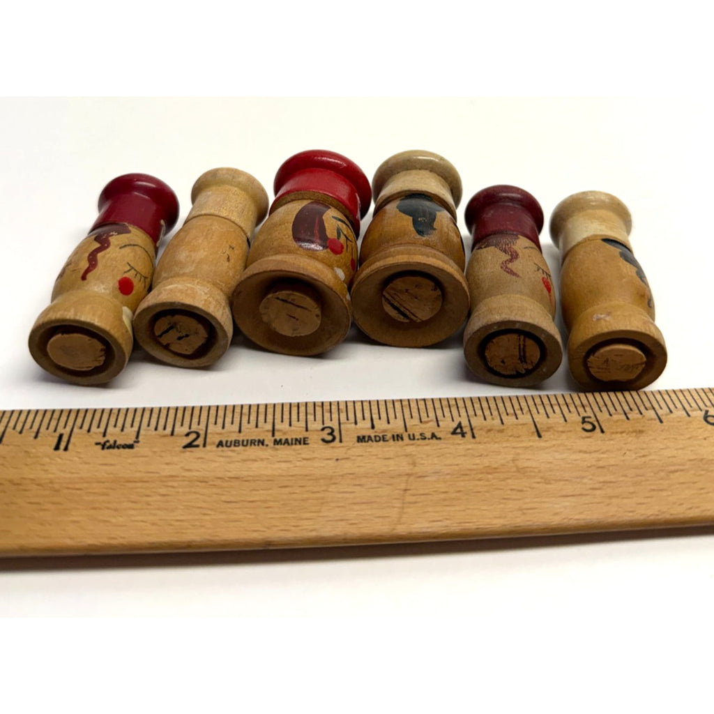 Vintage Lot 3 Japan Salty & Peppy Wooden Salt and Pepper Shakers Sets