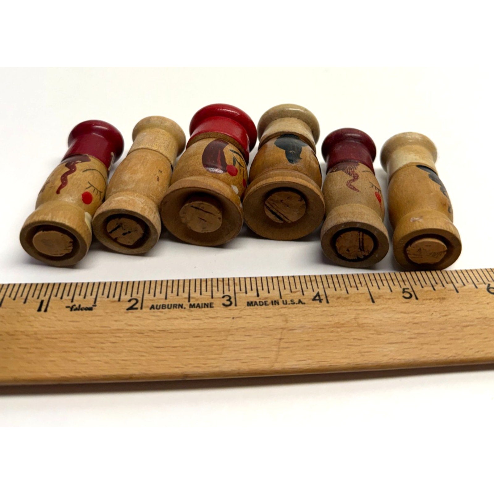 Vintage Lot 3 Japan Salty & Peppy Wooden Salt and Pepper Shakers Sets