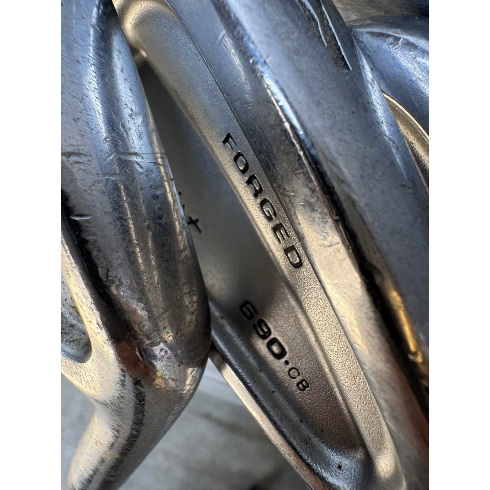 7 Pcs Titleist 690.CB FORGED 3-4-5-6-7-8-9 Iron set w/True Temper Dynamic Gold