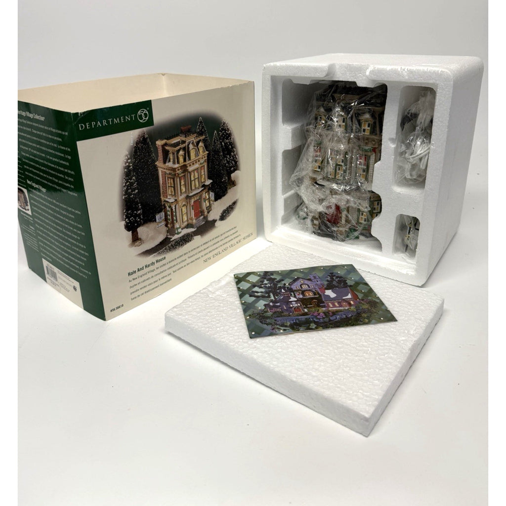 VINTAGE SEALED NEW Dept 56 Hale & Hardy House New England Village Series 56610